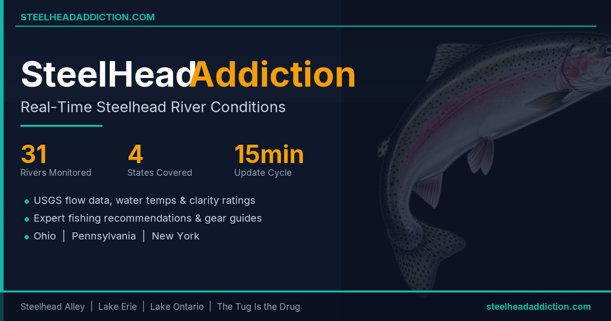 Steelhead Addiction homepage card